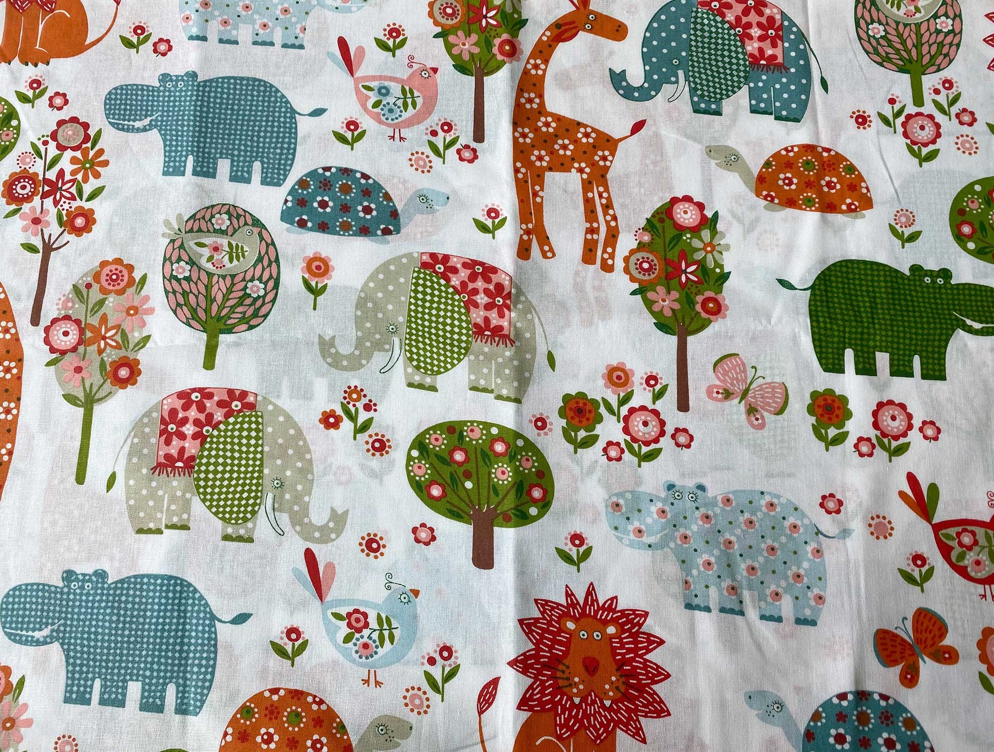Woodland fabric by the yard baby fabric nursery pattern funny Etsy