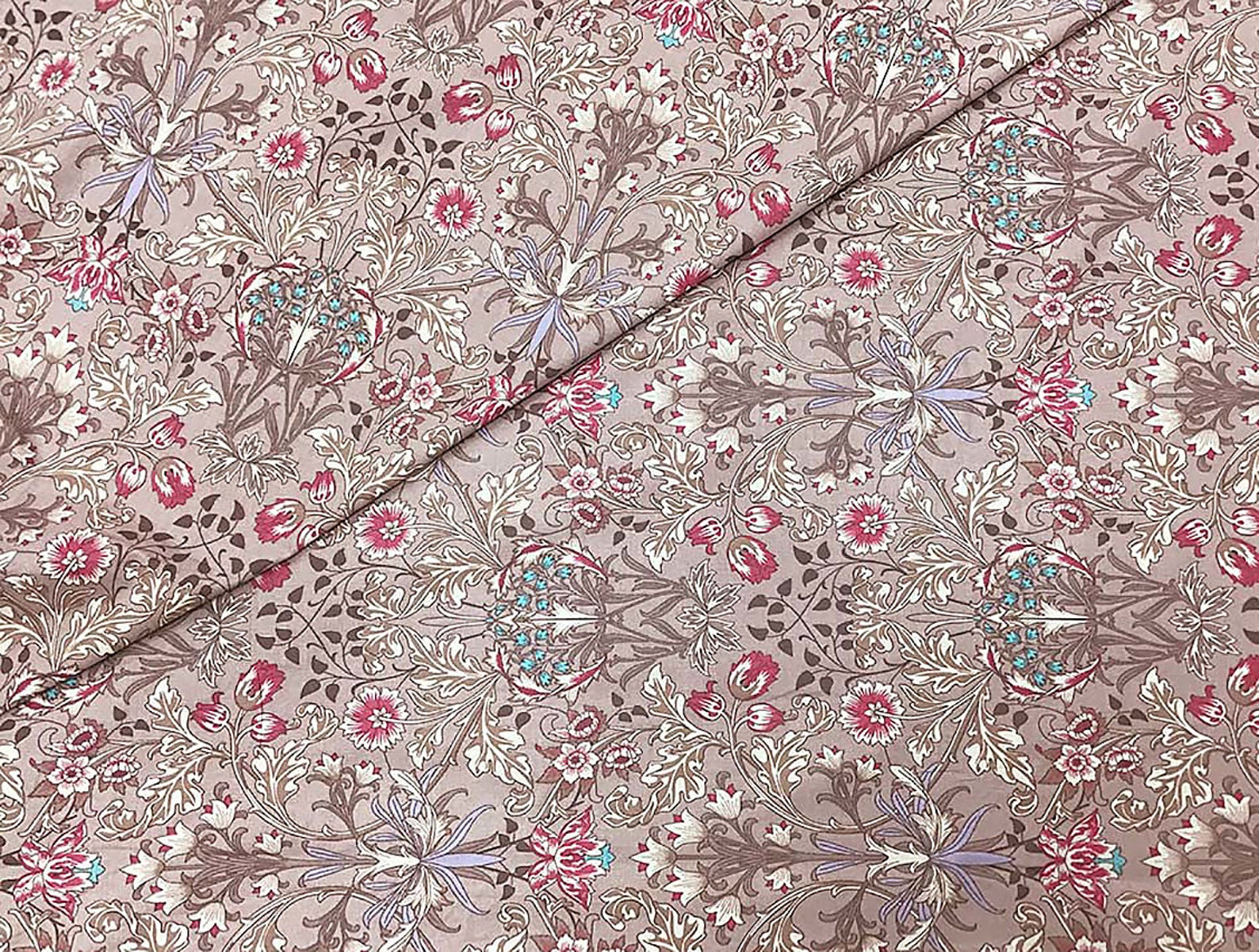 William Morris Fabric by the yard Floral fabric Morris Etsy