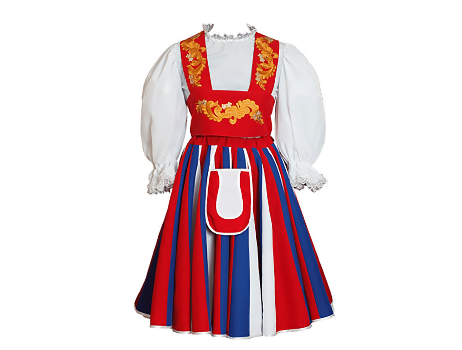 Traditional Finnish dress Finnish women clothing National Etsy
