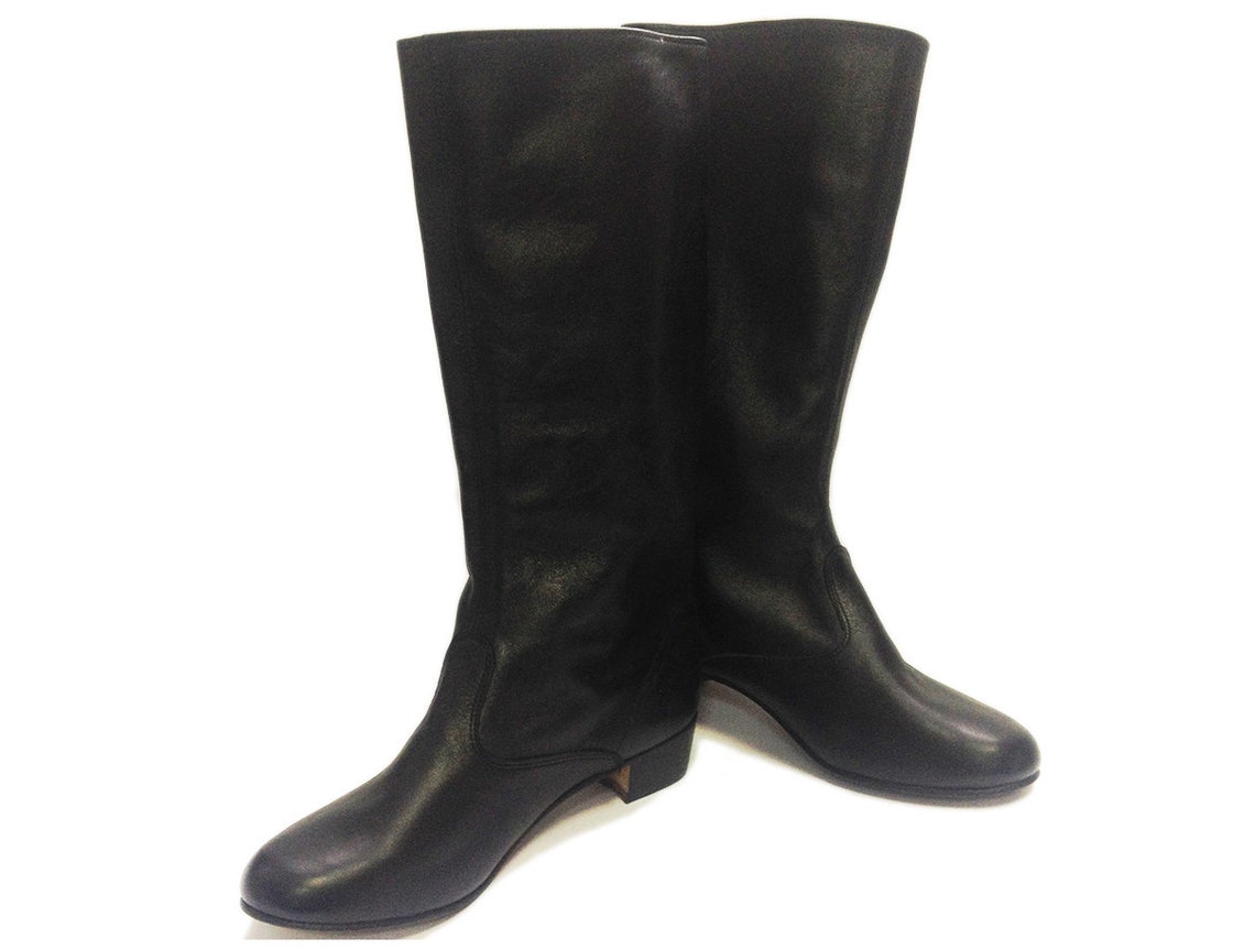 Russian boots women dance shoes high leather boots folk Etsy
