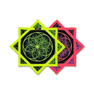 Mini - Flower of Life - UV - Flow Star