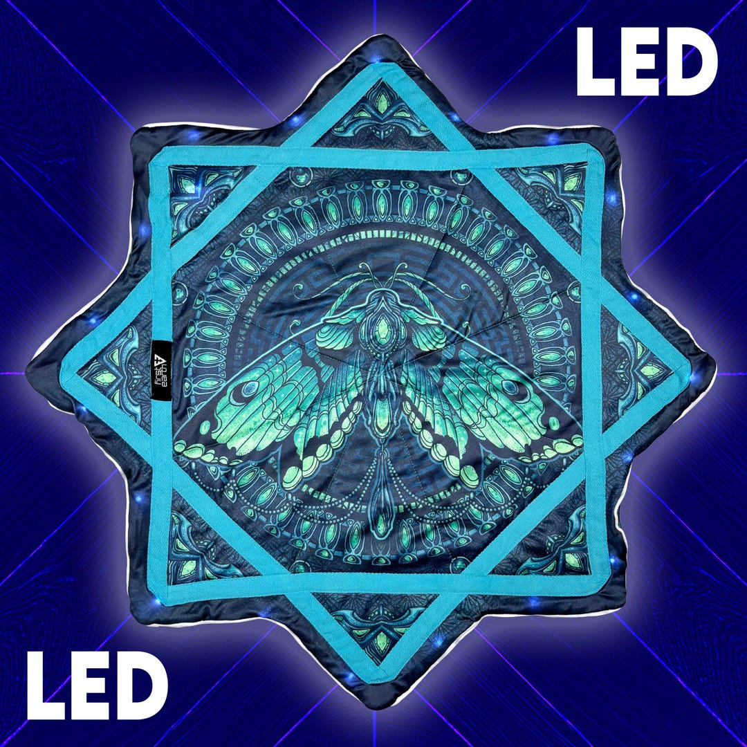 Led Flow Star Luna Moth LED Flow Star - Etsy