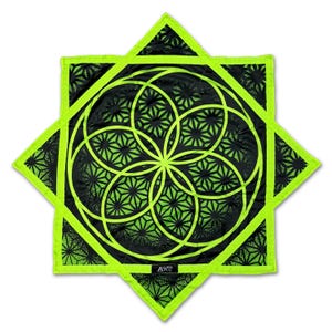Flower of Life - UV-groen - Flow Star