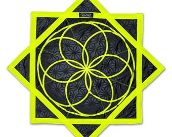 Flower of Life - Midnight - UV - Flow Star