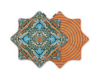 Glitch Tiger - Orange - UV - Mini Flow Star