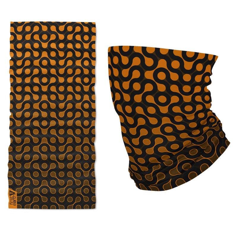 Cells Tubular Bandana Orange