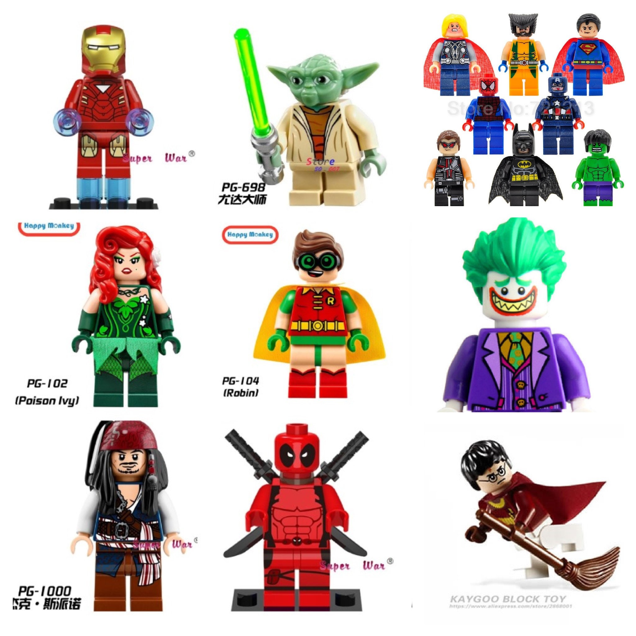 avengers mini figures