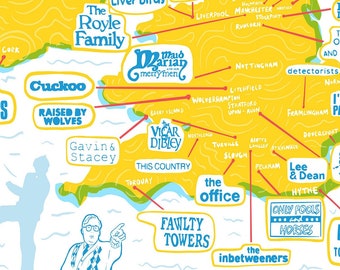 HUMOR SECO: un mapa de comedia del Reino Unido e Irlanda