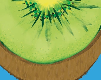 ARTE DE FRUTAS - KIWI