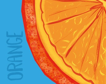 ARTE DE FRUTAS - NARANJA