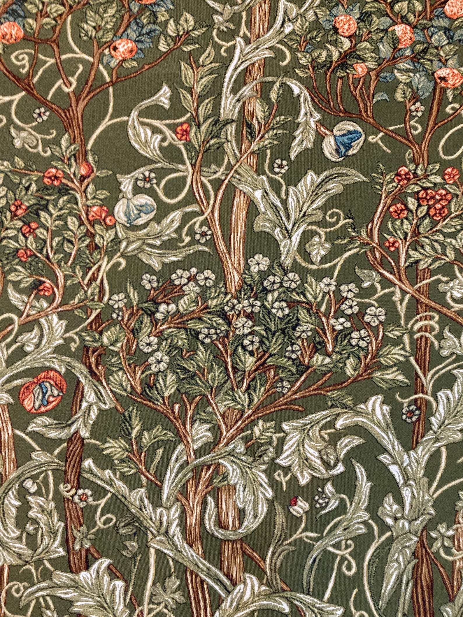 William Morris Art Orchard Fruit Garden Wall Tapestry Woven Tree of ...