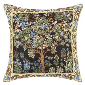 Morris Tree of Life Woven Tapestry Cushion Pillow Case NOT PRINT Sham Cover William Morris Classic Decor Botanical Ornamental Design 18&quot;x18&quot;