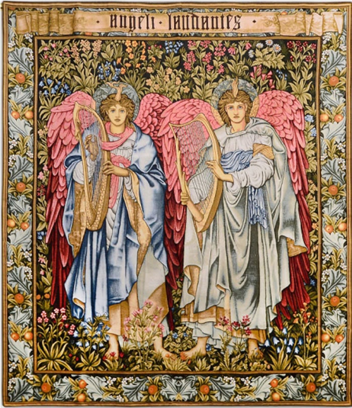 Angeli Laudantes Angels Ancient Musicians With Harps Medieval