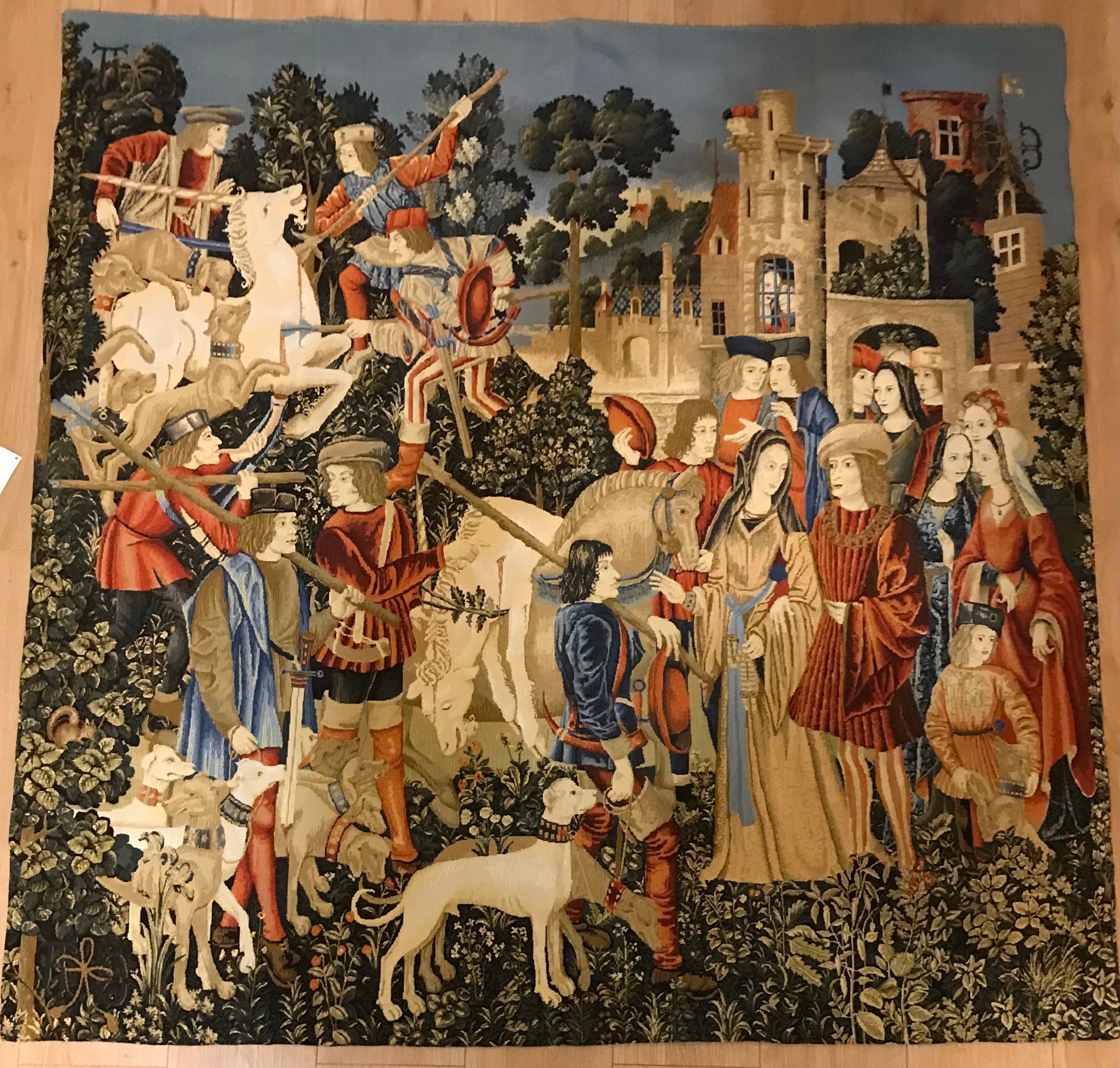 Medieval tapestries such as the hunt of the unicorn hotsell
