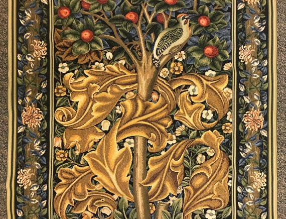 モリス ウッドペッカー タペストリー 壁掛け ウィリアムモリス アート