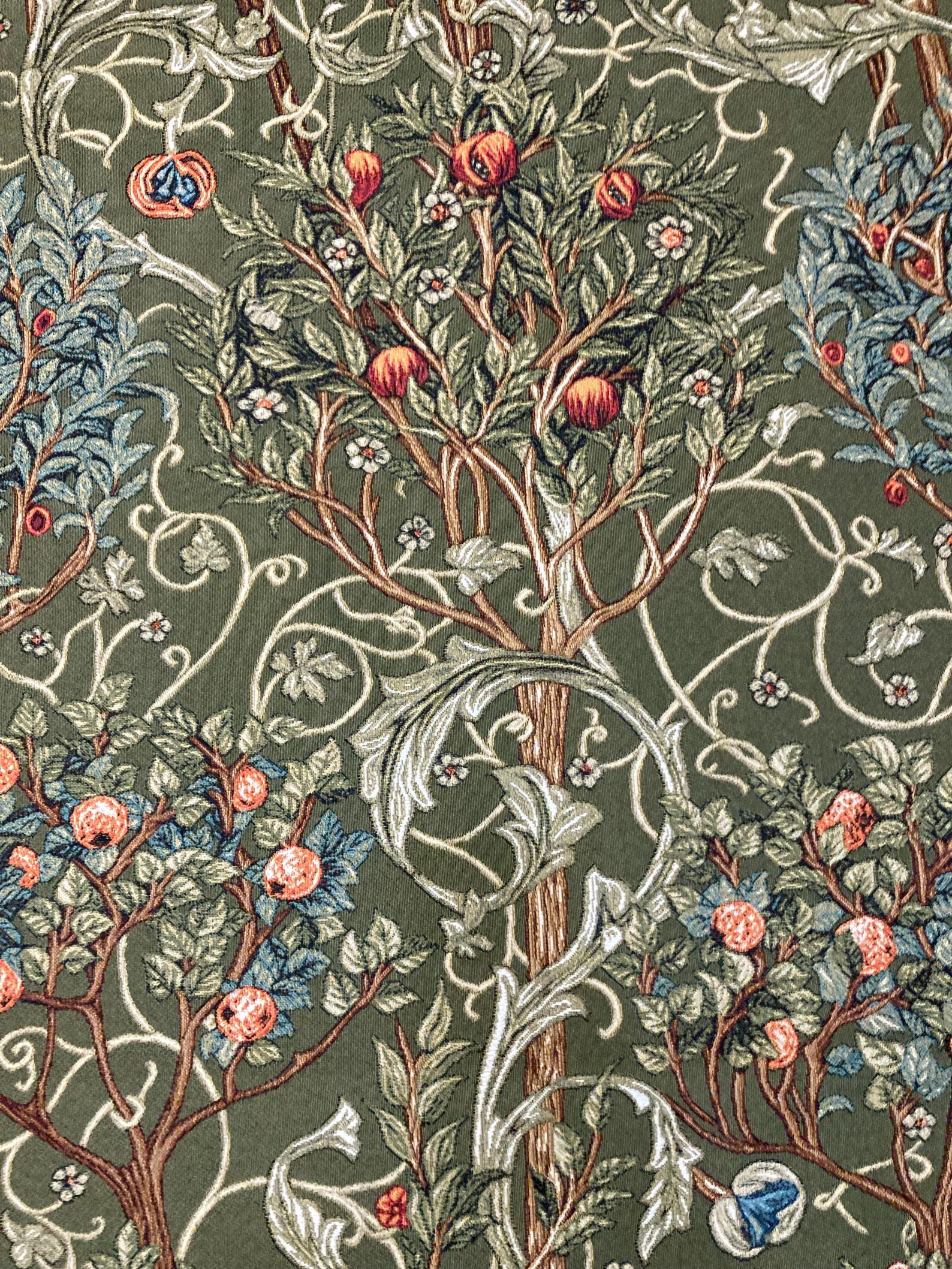 William Morris Art Orchard Fruit Garden Wall Tapestry Woven Tree of ...