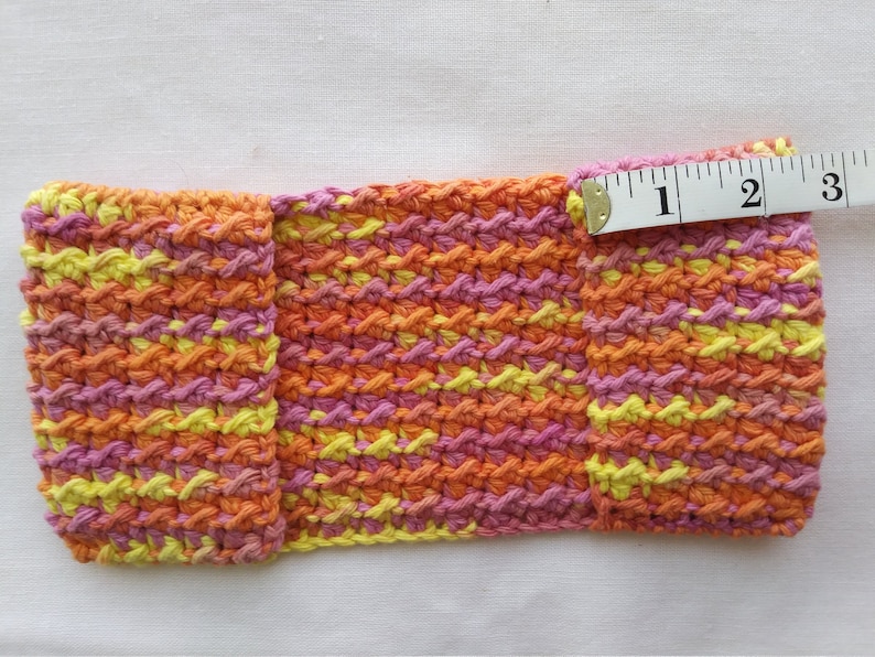 crochet pattern crunch moss stitch swiffer sweeper pad resuable cover tutorial