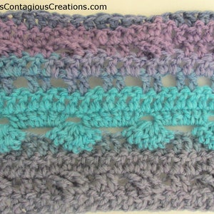 Greek Goddess Wrap Crochet Pattern Easy Fun Rectangle Prayer Shawl Design image 5