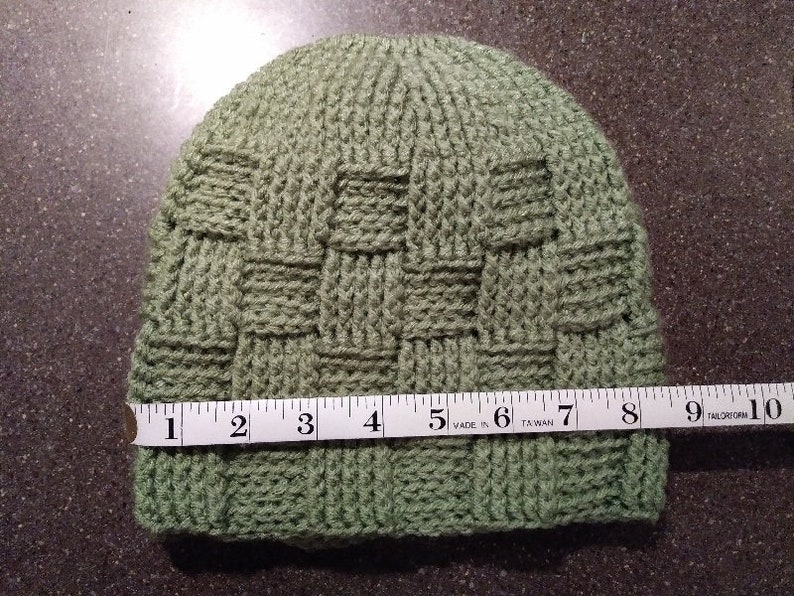 Basket Weave Ponytail Messy Bun Beanie Hat Crochet Pattern Textured