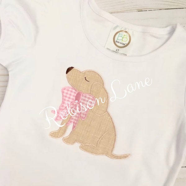 Puppy Applique Boys Set main image 0