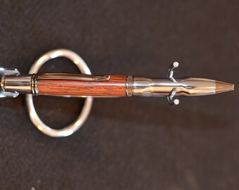 Rosewood Comfort grip Wall Street Twist pen