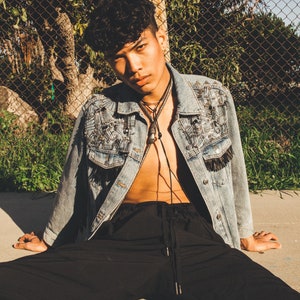 Patches & Pins | Handcrafted Custom Denim Jean Jacket
