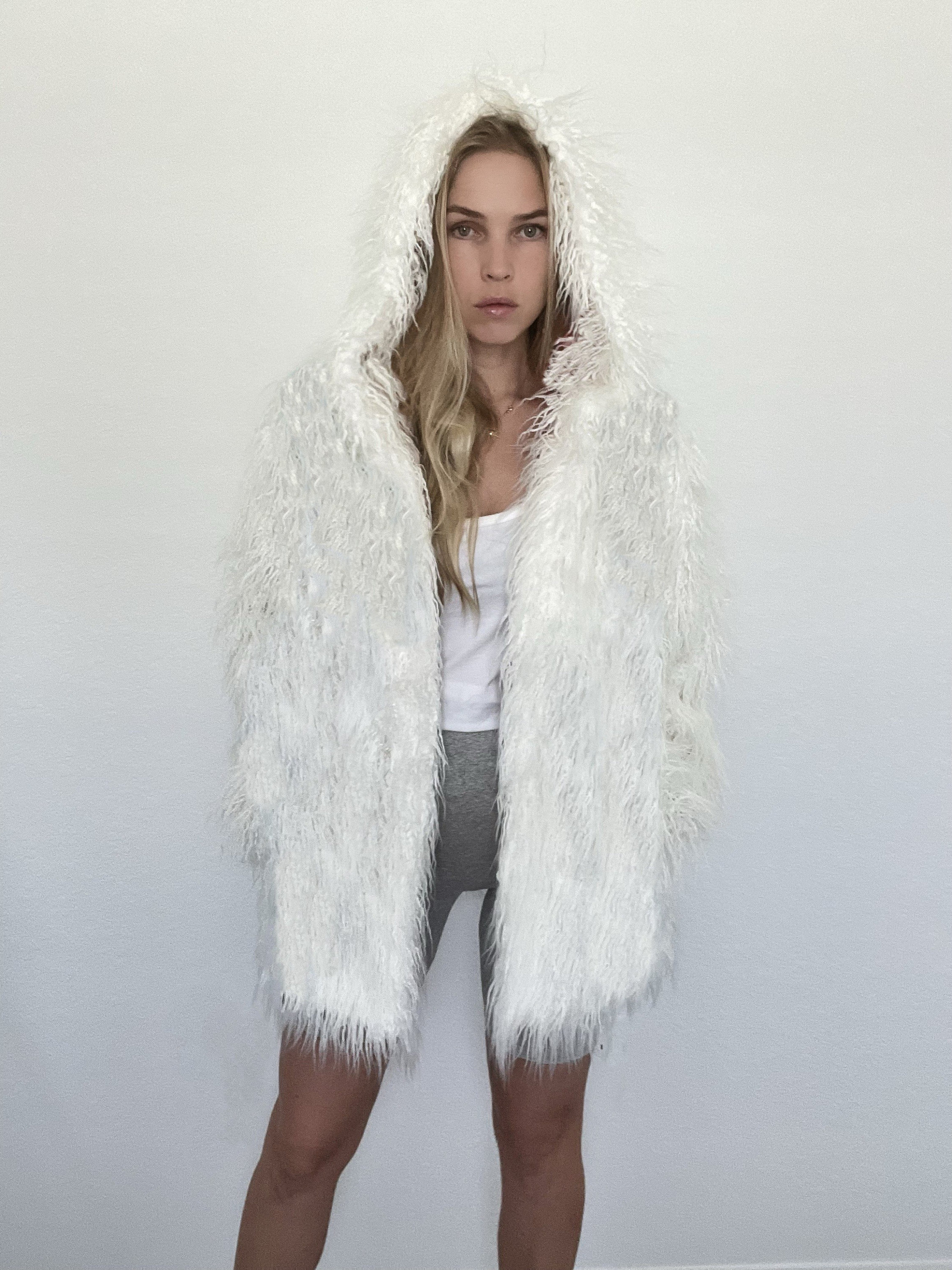 日本製 last nest MOHAIR SHAGGY SHIRTS / WHITE - 通販 - www