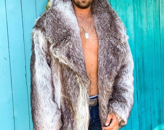 Men's Faux Fur Jacket