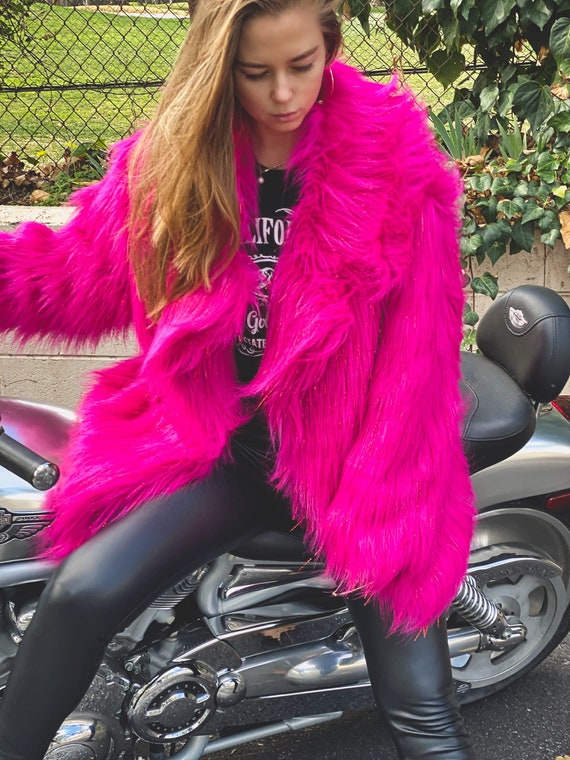 Bright clearance fur coat