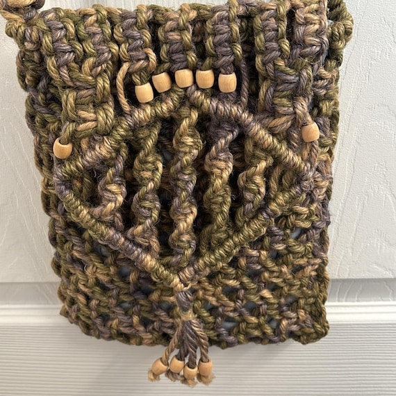 Gorgeous Handcrafted Multicolor Macramé Crochet B… - image 4