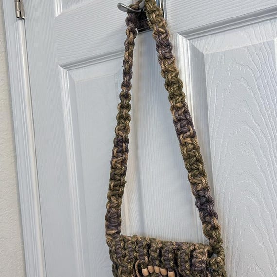 Gorgeous Handcrafted Multicolor Macramé Crochet B… - image 3