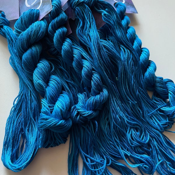 Hand Dyed Floss - Sky Stone