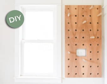 PLANOS DE MADERA PEGBOARD / Diy Descarga Instantánea Carpintería pdf / Almacenamiento de Productos Colgantes / Organización de la Cocina / Dimensiones Imprimibles / Abedul