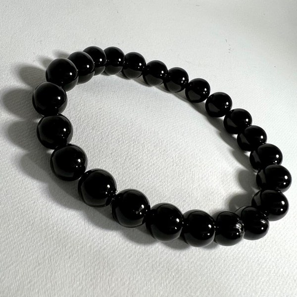 Black Onyx Bracelet | Gemstone Bracelet | Matte Onyx Bracelet |Women | Men's Bracelet