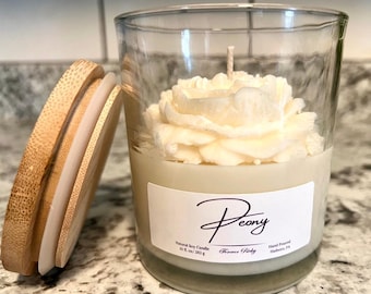 Peony Candle | Flower Candle | Decor Candle | Gift Candle