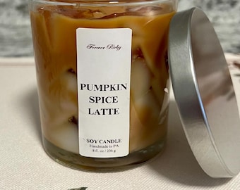 Pumpkin Spice Latte Candle | Iced Pumpkin Spice Candle | Iced Coffee Candle/ Pumpkin Spice Candle