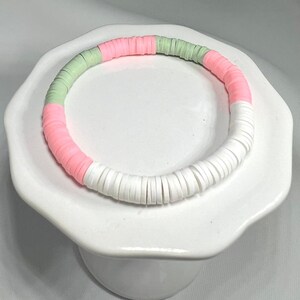 Watermelon Heishi Bracelet | Summer Heishi Bracelet | Summer Bracelet