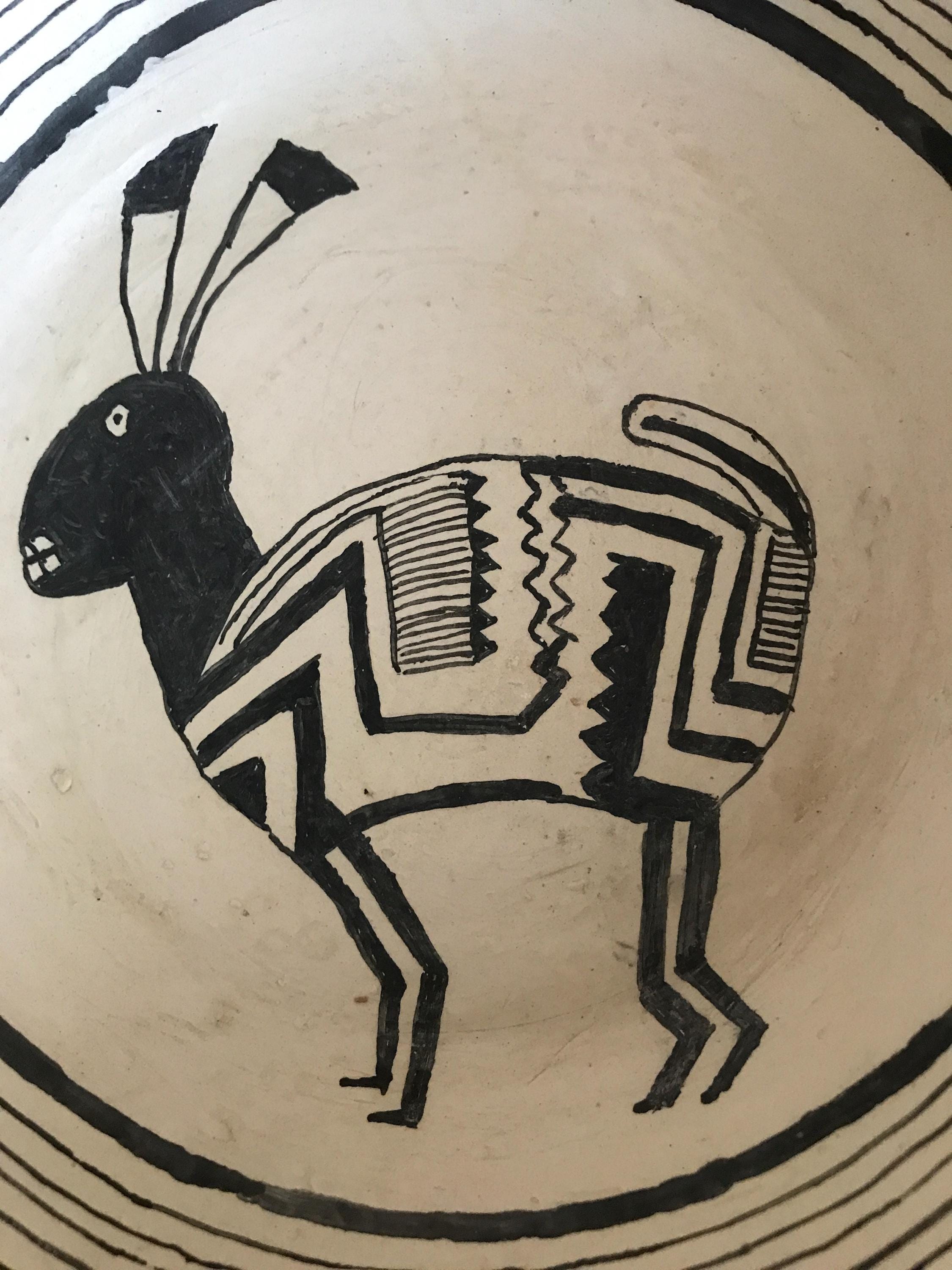 Reproduction Ancient Mimbres Pottery Mogollon Culture, New Mexico, Art ...