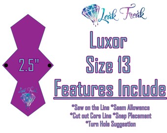 Size 13 Luxor/One Size Only/2.5" Snapped Width