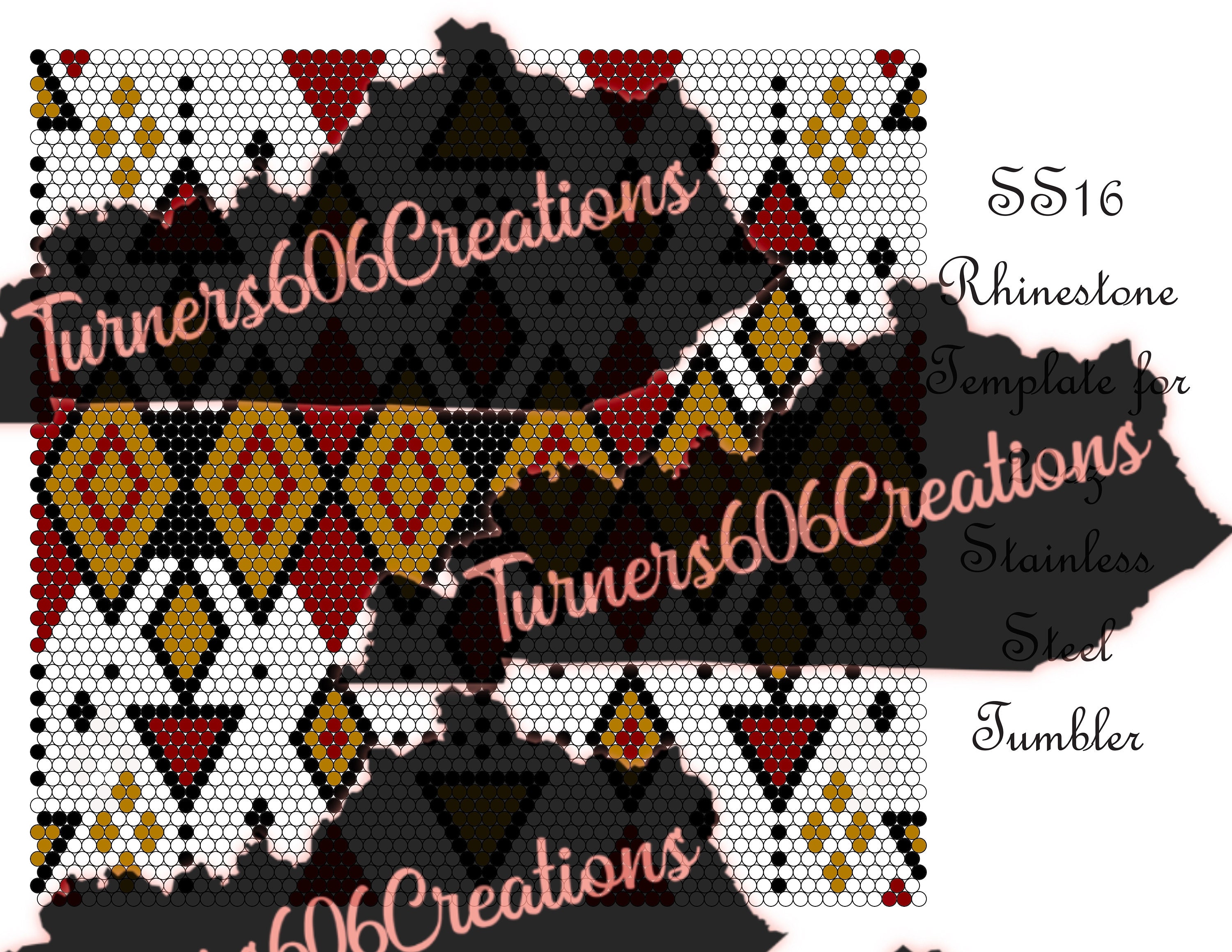 16SS Aztec Rhinestone Template for 20oz Tumbler - Etsy