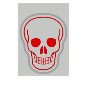Plain Skull Freshie STL file