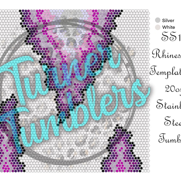 Tumbler Template Rhinestones Etsy UK Tumbler Template Rhinestones Etsy UK