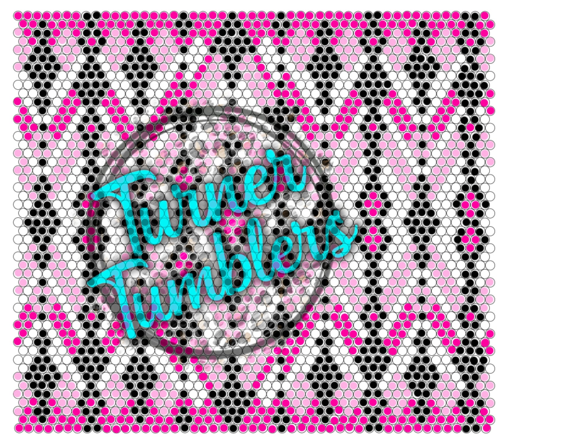 20oz SS Pink Hearts & Pink Rhinestones Tumbler – SSxCustomCreations