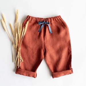 Boys linen pants, boys trousers, baby pants, boys linen trousers