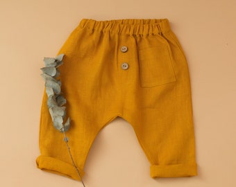Boys linen pants, boys trousers, baby pants, boys linen trousers
