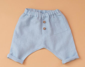 Pantalones de lino para niños: pantalones de verano para bebés