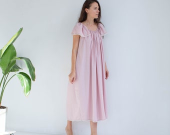 Women nightgown, Women nightwear, Cotton nightdress, Women nightdress