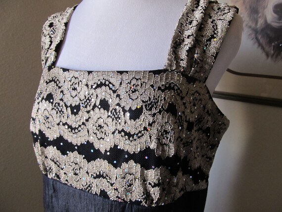 Vintage R & M Richards Women's Black and Gold Formal Cocktail Mother of the  Bride Dress Size 14 M Knee Length - Etsy