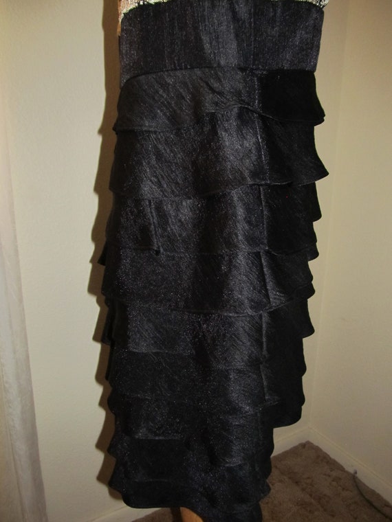 Vintage R & M Richards Women's Black and Gold Formal Cocktail Mother of the  Bride Dress Size 14 M Knee Length - Etsy