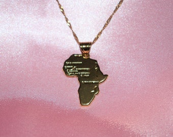 African necklace and earring set stainless steel
